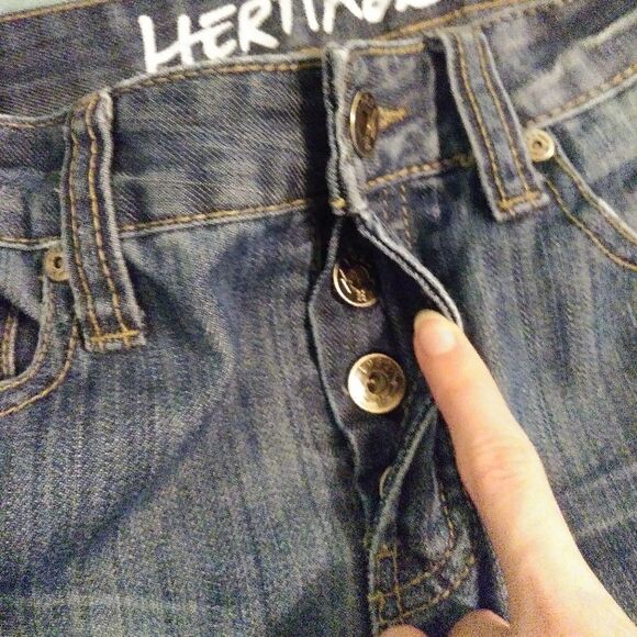 Heritage 1981 Button Fly Straight Leg Jeans - Picture 5 of 5